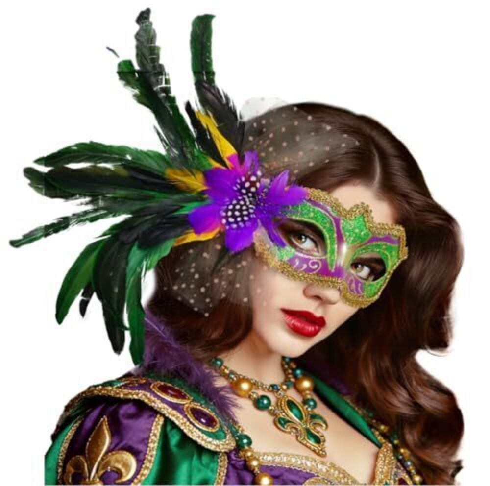 7142 Mega-L Mask for Mardi Gras Accessories in Mardi Gras Festival